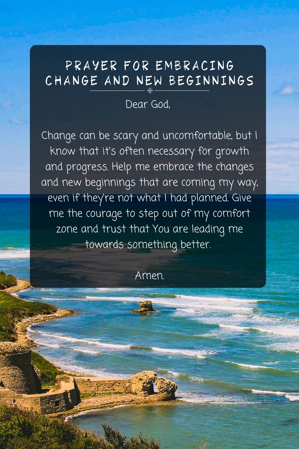 Prayer For Embracing Change and New Beginnings