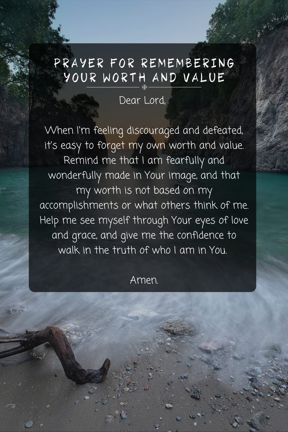 Prayer For Remembering Your Worth and Value