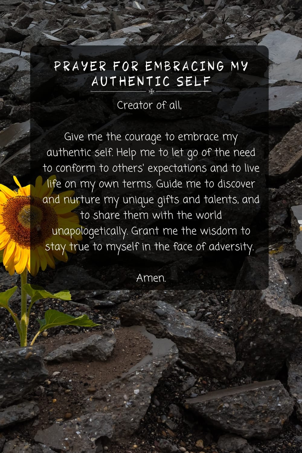 Prayer for Embracing My Authentic Self