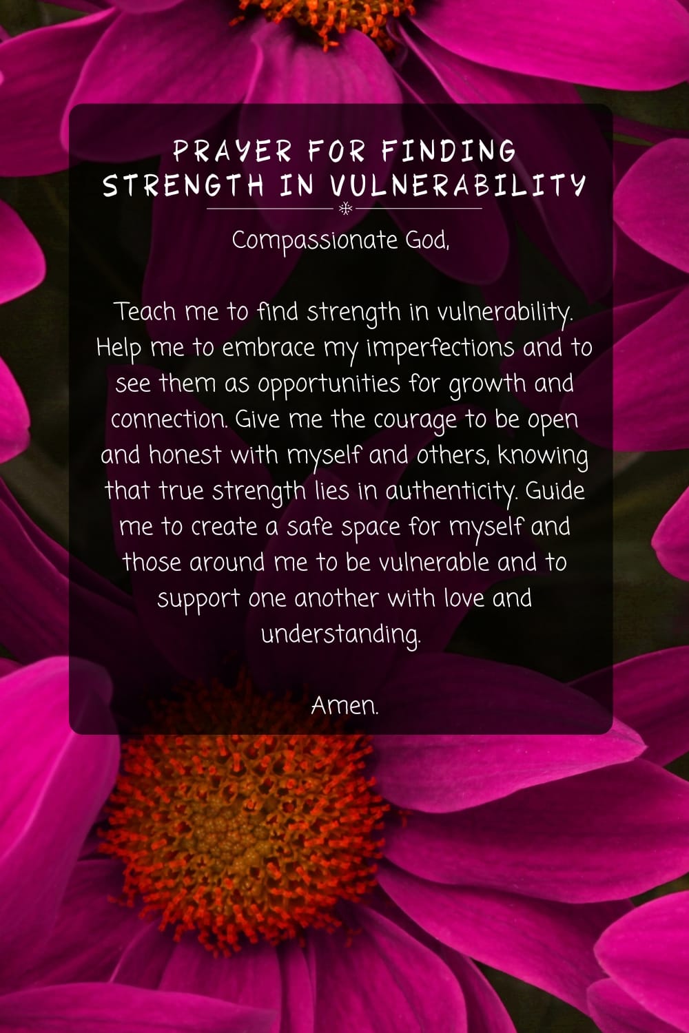 Prayer for Finding Strength in Vulnerability