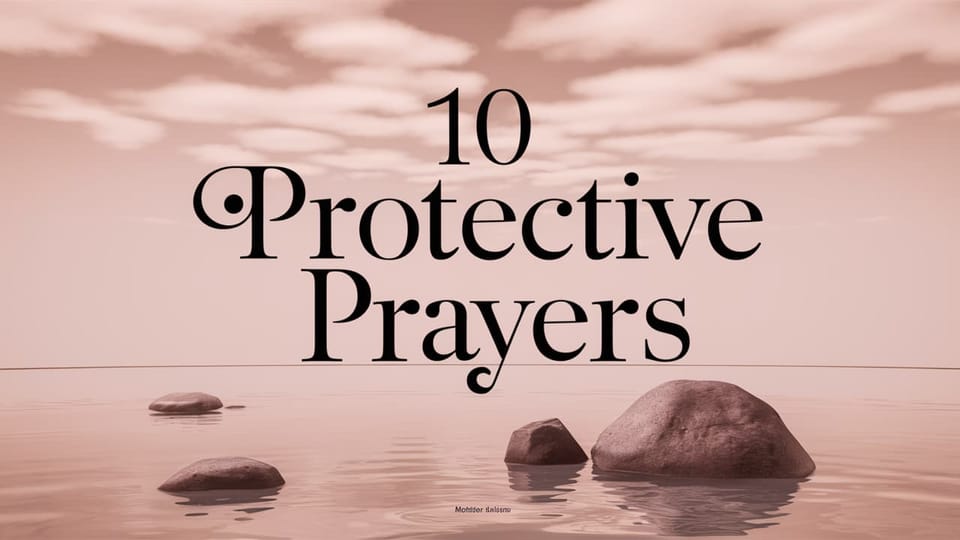 10 Protective Prayers to Shield You from Harm Throughout the Day